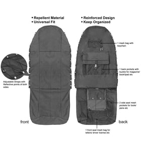 TIROL side mesh pocket holding small items for easy access and tidiness