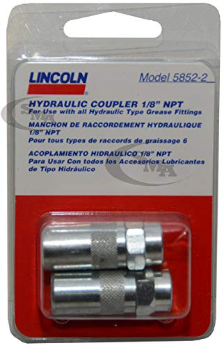 TISCO Lincoln grease gun fitting front view showing secure connection and leak prevention