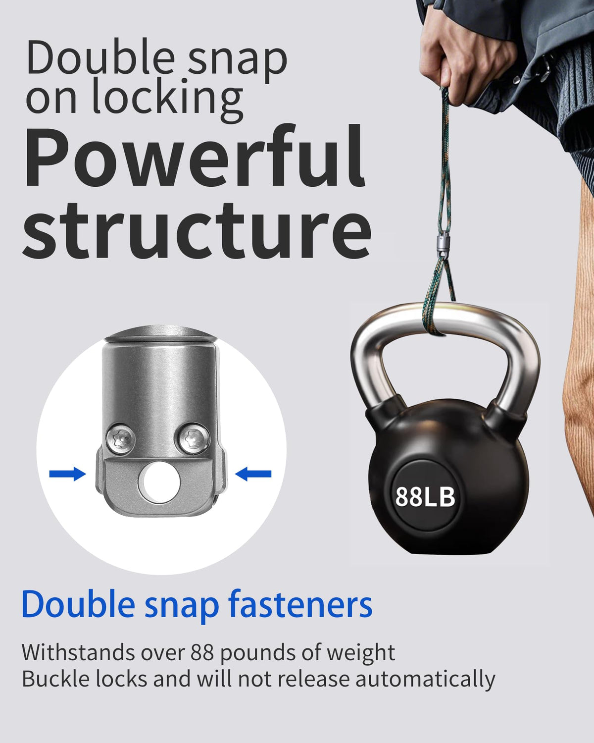 TISGOOG magnetic mechanism separated, shows quick-release convenience and secure hold