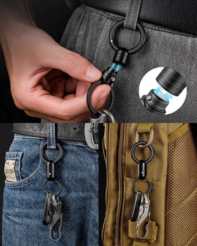 TISUR two halves detached during use, enables fast key sharing benefit