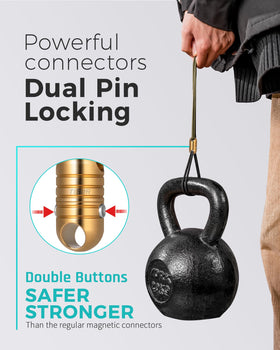TISUR side profile focusing on magnetic joint for fast one-handed reconnection