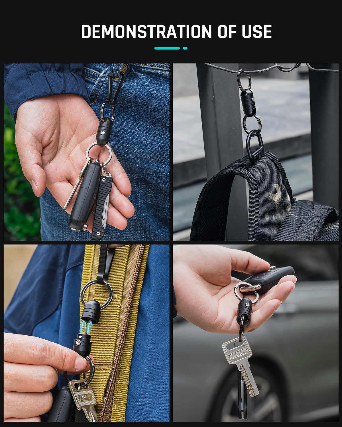 TISUR hand passing detached keys to valet showing convenient handoff benefit