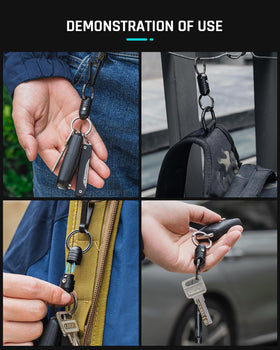 TISUR hand passing detached keys to valet showing convenient handoff benefit