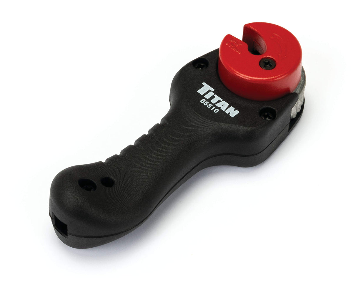 Titan 85510 front view showing tool profile and compact head for tight spaces