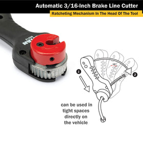 Titan 85510 ratcheting action demonstrated for controlled progressive cutting