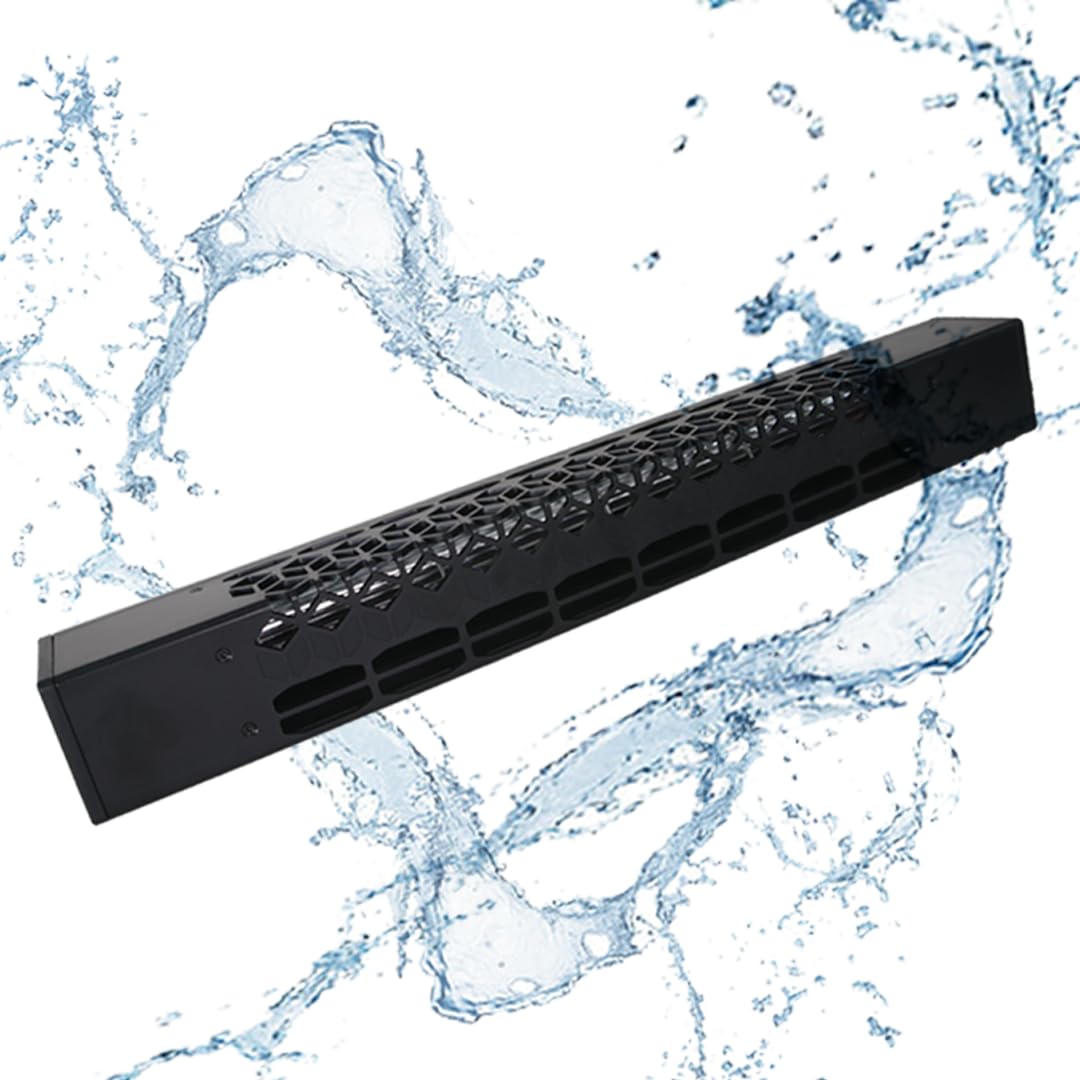 TITAN front view showing fan shape and efficient airflow benefits