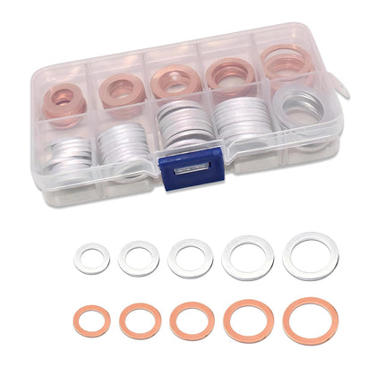 Titgoes front view showing kit packaging and assorted washers for easy selection