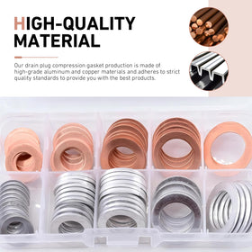 Titgoes organized tray with labeled compartments holding M10–M18 washers for quick access