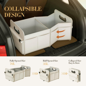 titiyiof collapsed flat allowing compact storage to save trunk space