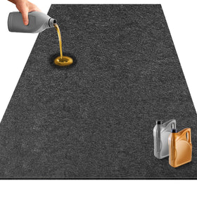TIXANF front view full mat covering garage floor protects concrete