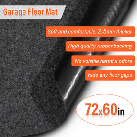 TIXANF mat placed under car catching oil stains during maintenance