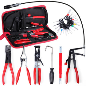 TKDMR front view open case showing organized pliers set and quick access benefit
