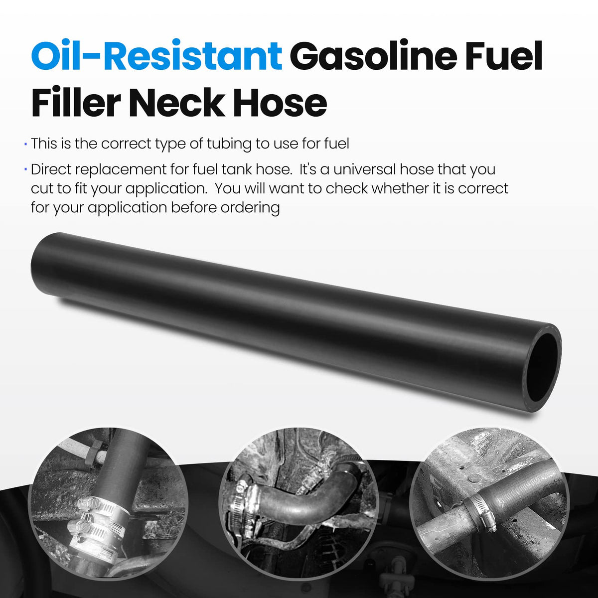TKKEUEP detailed clamp on hose demonstrating leak-resistant connection benefit