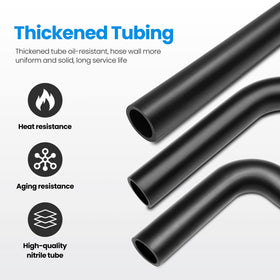 TKKEUEP hose installed in vehicle filler neck demonstrating practical use