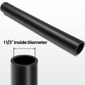 TKKEUEP hose alongside ruler to show 15 7/8 inch length for correct sizing