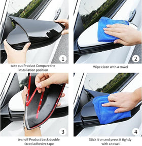TKREENO lifestyle shot of Corolla driving with covers, enhancing appearance and protection