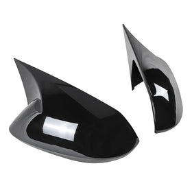 TKREENO mirror cover next to ruler illustrating exact-fit dimensions for Corolla mirrors