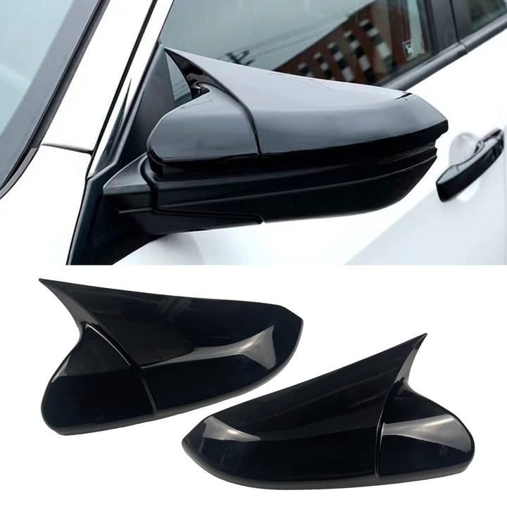 TKREENO front view of glossy mirror cover showing sleek finish and visual upgrade