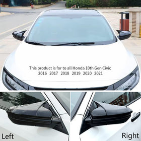 TKREENO installed on Civic side profile showing cohesive black trim look
