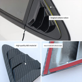 TKREENO louver next to ruler showing scale and precise OEM-based fitment