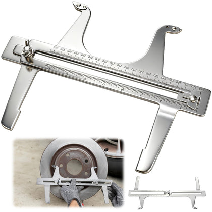Tlence gauge front view showing full tool and dual-scale for accurate measurements