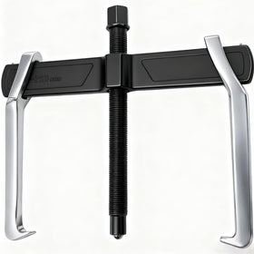 Tlence front view of puller showing full tool and benefit of robust construction