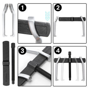 Tlence reversed claws set for internal pulling improving versatility