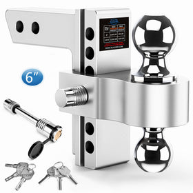 Tlvuvmo front view showing full hitch and finish, durable corrosion resistance