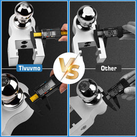 Tlvuvmo installed in truck receiver, stable towing and easy installation