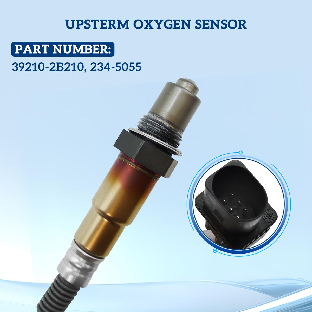 TLYZSCGKZY upstream sensor close-up highlighting heater element durability