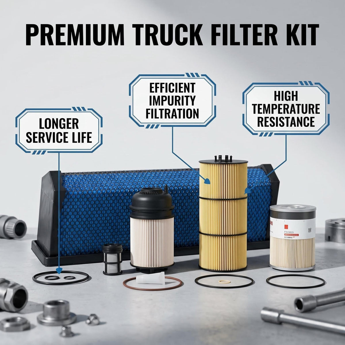 TMLGB air filter pleats close-up protecting engine intake and airflow