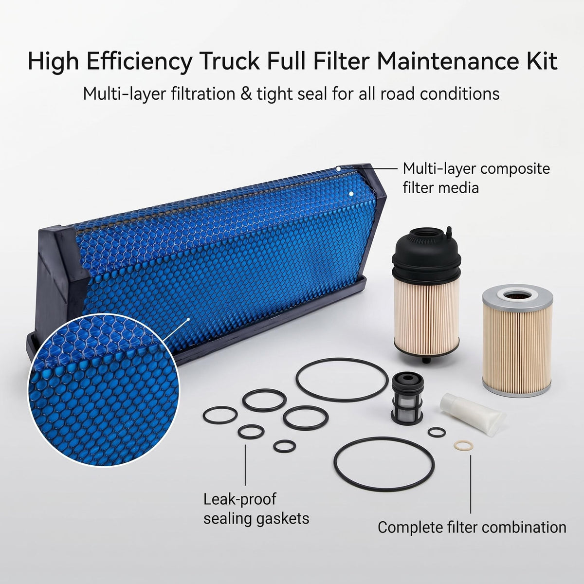 TMLGB fuel filter PF9908 label visible ensuring proper part verification benefit