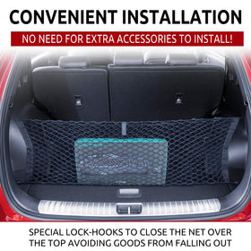 TN TrunkNets Inc close-up of elastic polypropylene weave, shows durability benefits
