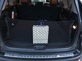 TN TrunkNets close-up of black polypropylene weave highlighting durability