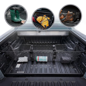 TN TrunkNets front packaging showing fit for Santa Cruz and easy storage benefit