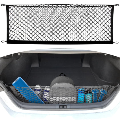 TN TrunkNets front view packaged showing product ready to install and save trunk space