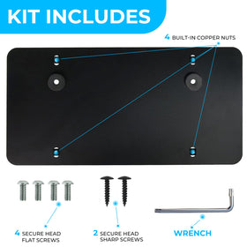 TN TrunkNets bracket installed on Outback in parking scene demonstrating street‑legal appearance