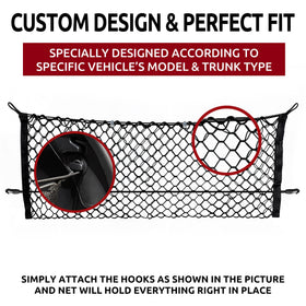 TN TrunkNets net holding grocery bags to prevent slipping during drives