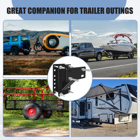 TNCZHYLX on a boat trailer in outdoor setting for reliable spare storage
