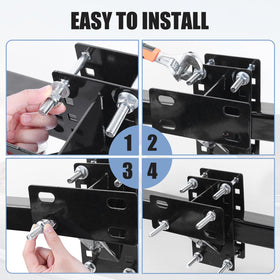 TNCZHYLX assorted bolts and hardware for easy no-drill installation