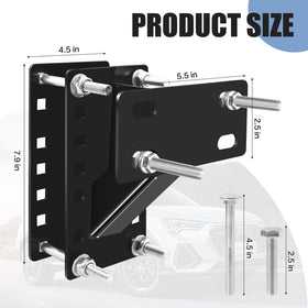 TNCZHYLX mounted spare tire on trailer demonstrating secure transport