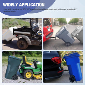 TNCZHYLX next to standard trash can showing size and compatibility