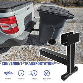 TNCZHYLX side view installed on truck receiver demonstrating easy hookup