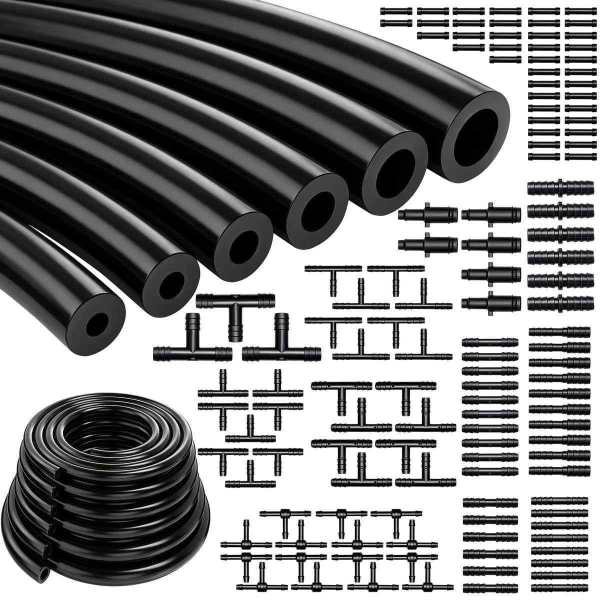 Tnisesm front package showing all hoses and connectors for quick selection