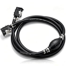 Tnisesm front packaging showing complete 6ft fuel line kit and components benefits quick setup