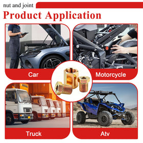 Tnisesm installation in vehicle brake line demonstrating practical use and on-vehicle repair