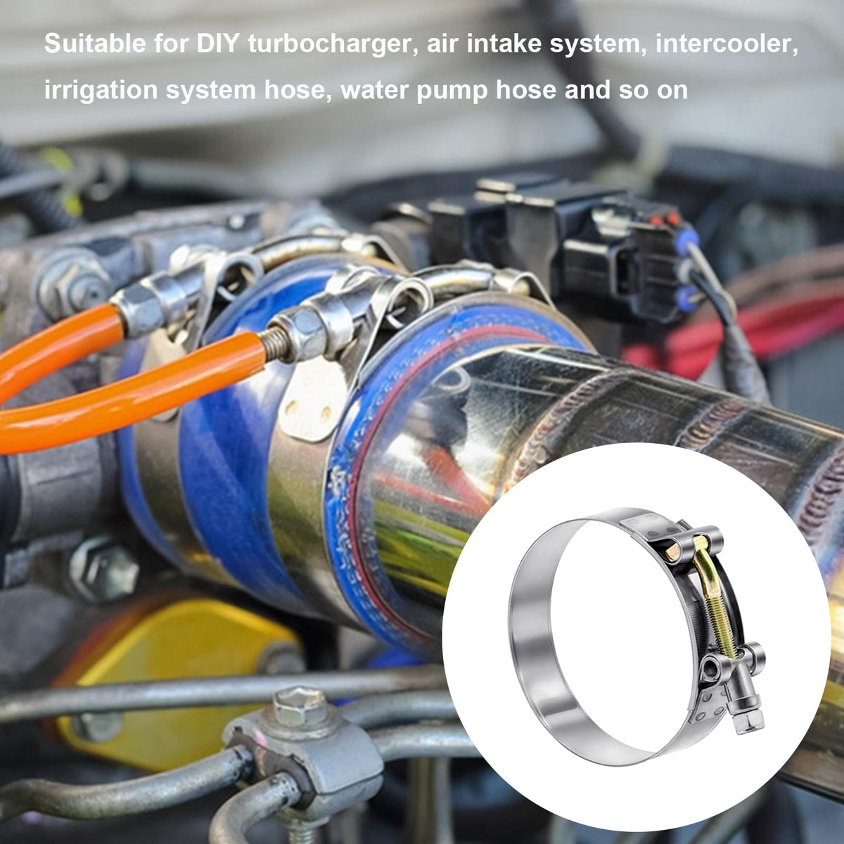 Tnisesm polished T-bolt and nut detail, highlights smooth finish and easy tightening