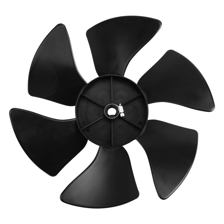 TNITRIB front view fan blade showing balanced six-blade design and quiet benefit