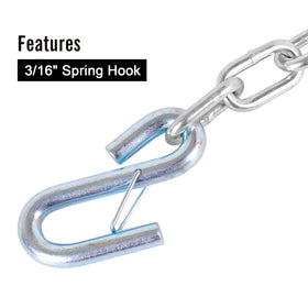 Tnyeobae close-up of 3/16" spring-latch hook demonstrating secure connection