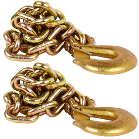 Tnyeobae front pack showing both 35" chains and hooks for clear identification and confidence